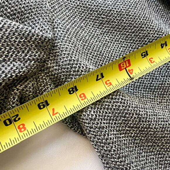 Zara Man Unstructured Blazer 2 Button Gray Knit Cotton Blend Pen Slot US46 Tall - Picture 10 of 12